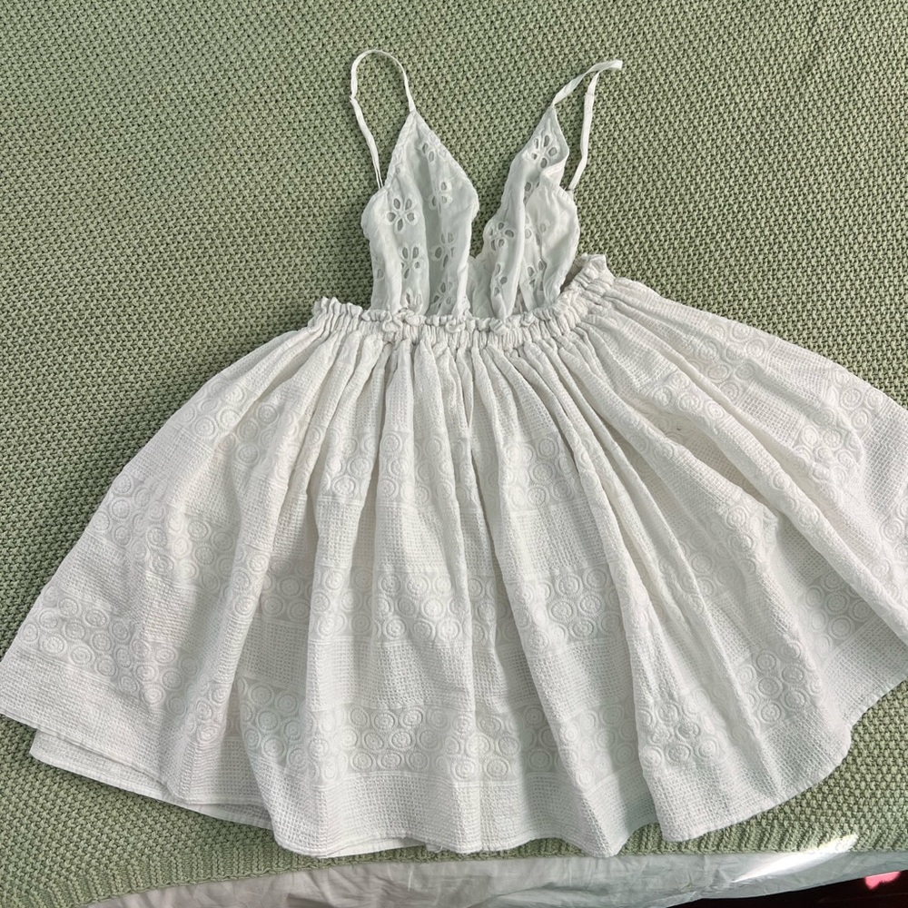 RAGA White Baby Doll Dress